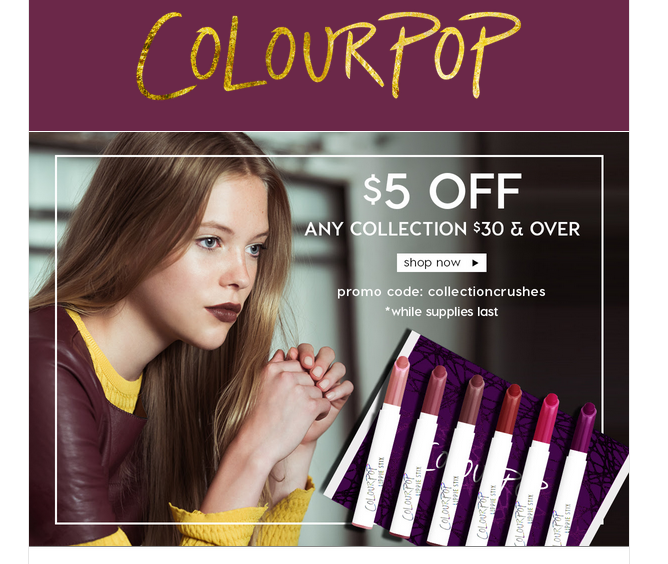 Colourpop Coupons